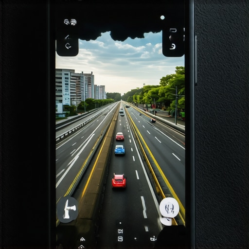 Smartphone screen showing live driver location and traffic updates