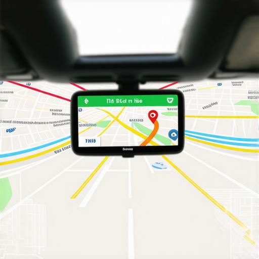 GPS map displaying driver approaching in real-time for safe hourly ride