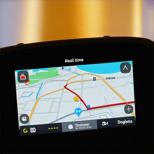 A GPS device showing live location data on a map, demonstrating its role in long-term reservation reliability.