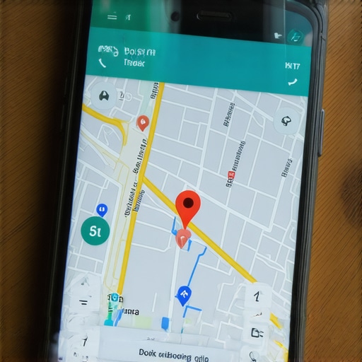Smartphone screen showing a ride booking app with live tracking map.