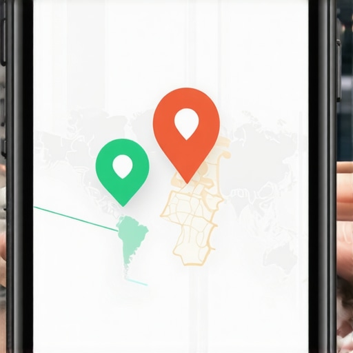 Smartphone screen showing reservation details and live vehicle tracking with security symbols.