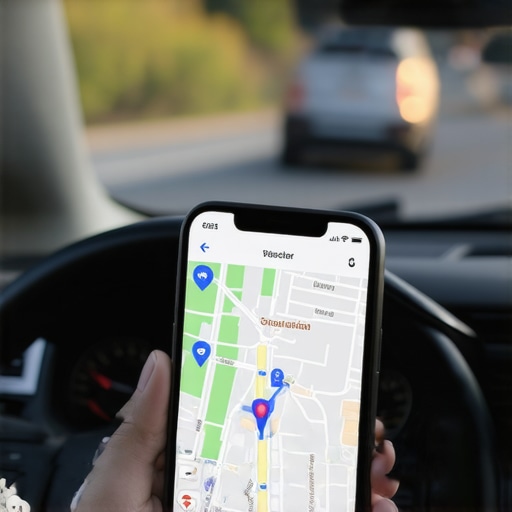 Optimized Trip Management Smartphone displaying navigation and communication tools used for reliable reservations.