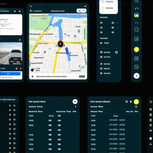 Digital dashboard with real-time transportation data