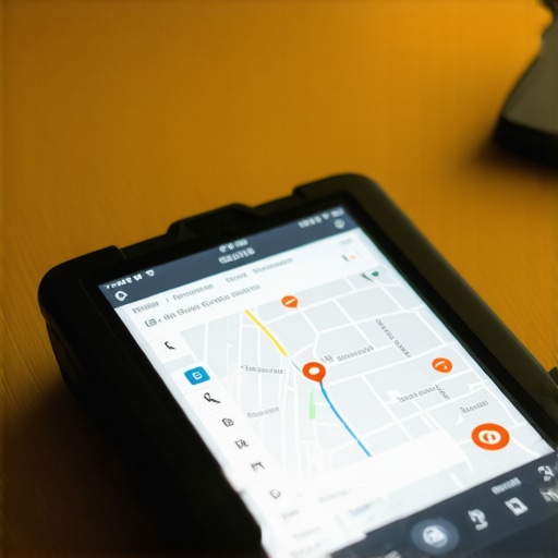 GPS device and verification app showing live data for reservations
