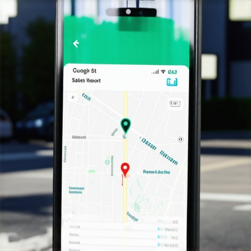 Smartphone screen showing safety reporting options during a ride.
