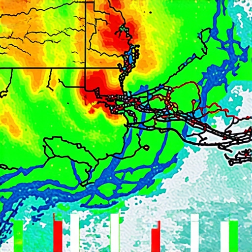 Weather Radar and Traffic Map Weather radar displaying snowfall and traffic congestion