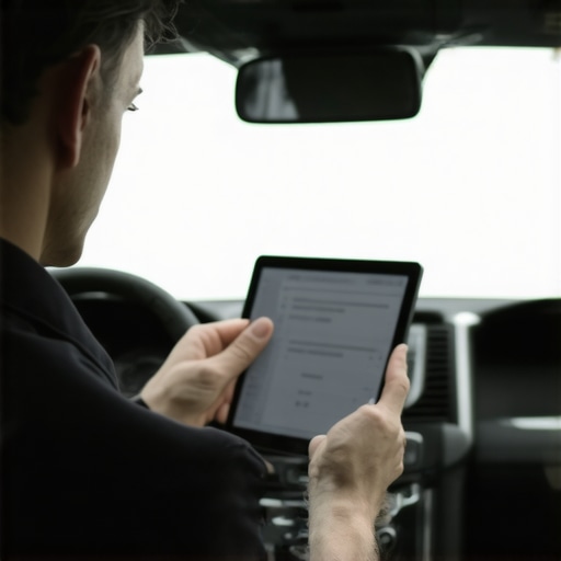Driver using digital ID check in vehicle