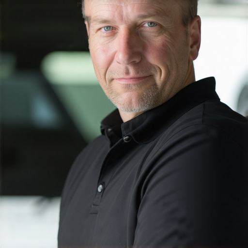 Ensuring Vehicle and Driver Safety Driver verifying ID and vehicle safety inspection in a professional transportation setting