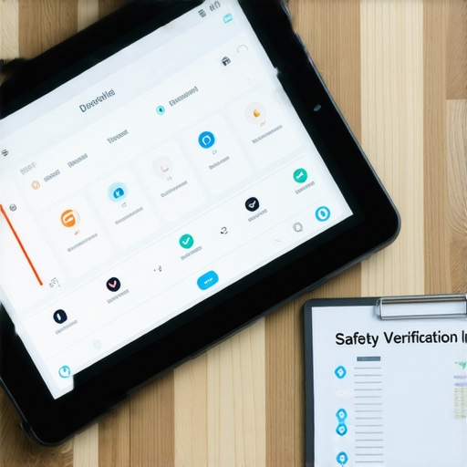 A tablet showing live driver location and safety checklist for reliable reservations.