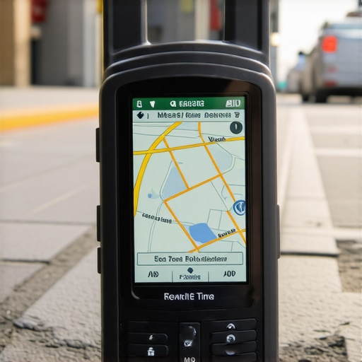 Reliable GPS System in Action Close-up of a Garmin DriveSmart GPS device displaying route planning.