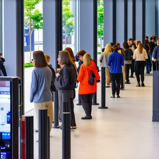 The Precise Pickup Point Strategy for Busy Convention Centers