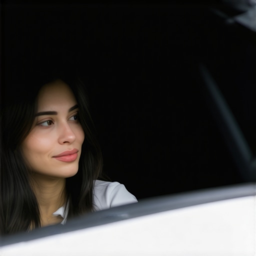 Private driver showing ID badge to passenger during pickup