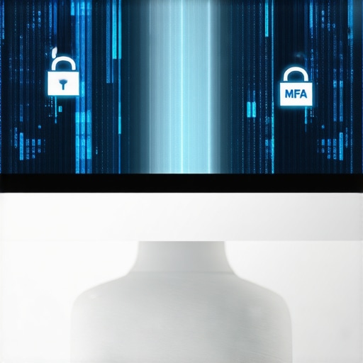 Ensuring Payment Security in Business Transactions Secure online payment confirmation with MFA icons.