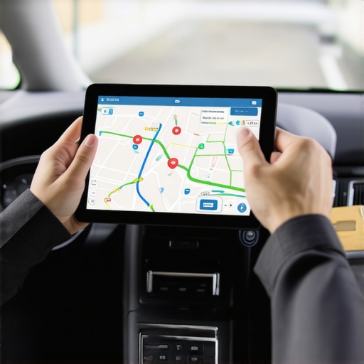 High-Tech Driver Monitoring System Driver using GPS and communication tools to ensure reservation safety and punctuality.