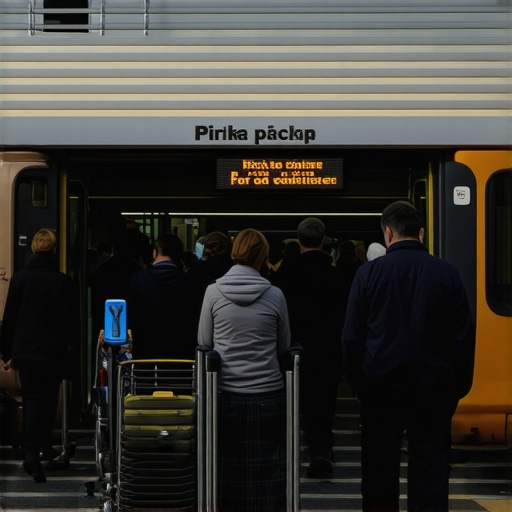 The Precise Pickup Window for Busy Train Terminals