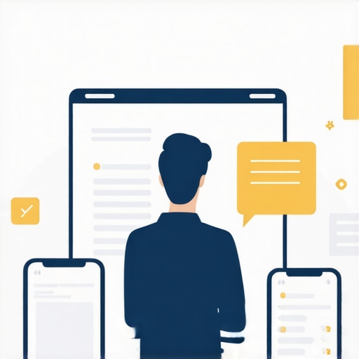 Person checking transaction confirmation and alerts on tablet and smartphone