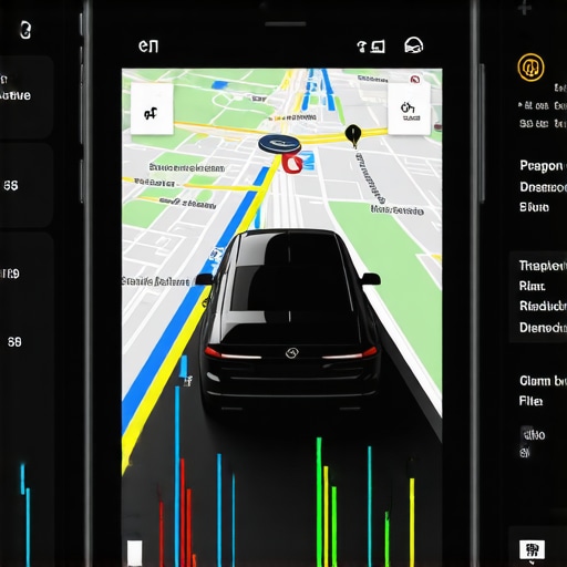 Professional GPS tracking and logistics dashboard used for private driver management.