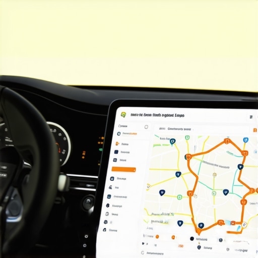 Advanced Tools for Private Transport Safety Professional transport monitoring tools on a digital tablet.