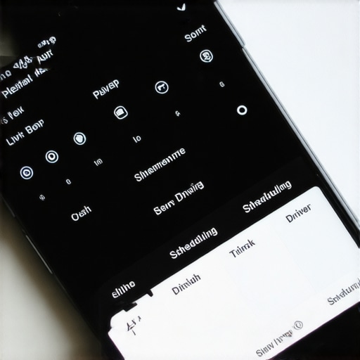 Calendar Sync Tech for Seamless Hourly Reservations Smartphone display illustrating automated calendar synchronization with a premium chauffeur scheduling system