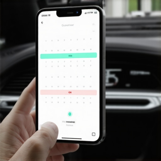 A smartphone showing calendar integration with private chauffeur dispatch software.