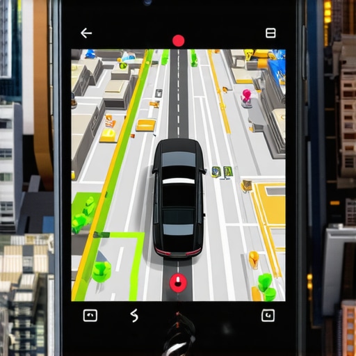 A smartphone showing a real-time GPS tracking map for a professional driver reservation.