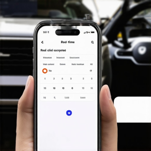 Executive Travel Logistics and Calendar Sync A smartphone showing a professional chauffeur booking and calendar integration.