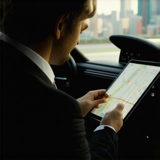 Professional chauffeur using manual dispatching and local knowledge for routing.