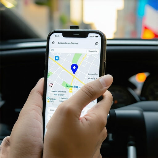 Maintaining Hourly Transit Precision with Modern Tools A traveler verifying their private car reservation details on a smartphone