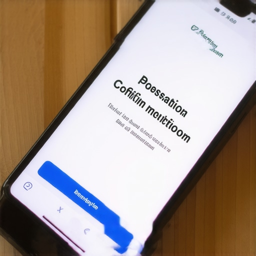 A secure ride booking confirmation on a mobile device