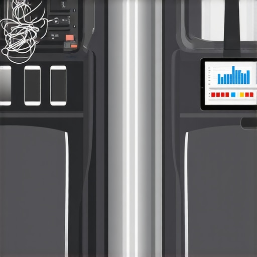 Professional Chauffeur Dashboard vs Rideshare Setup Interior view of a professional car service dashboard showing a clean and safe environment compared to a messy rideshare car