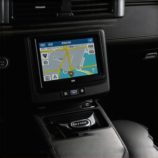 Dedicated GPS hardware used by professional chauffeurs for reliable navigation and safety.