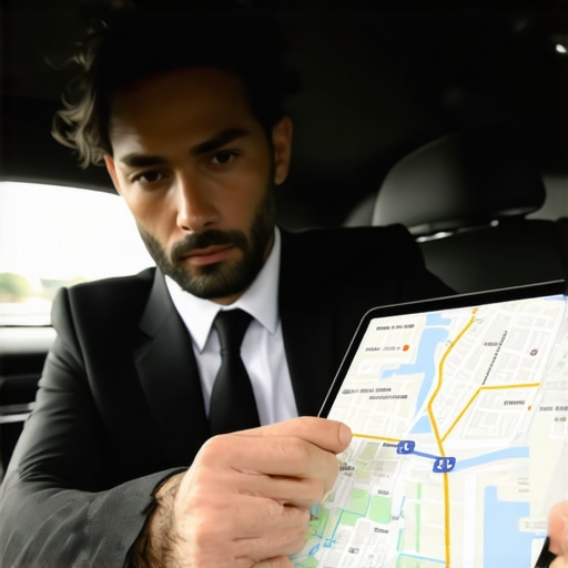 Professional Chauffeur Strategy and Route Planning Chauffeur using digital and manual tools to plan an efficient route for on-time arrival.