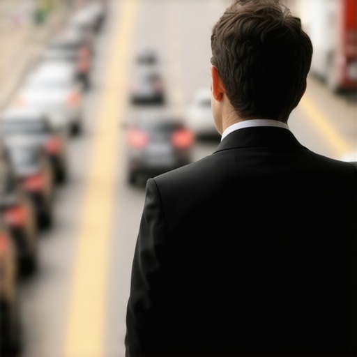 A chauffeur using local knowledge to avoid traffic congestion compared to a standard GPS route.