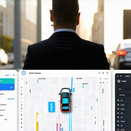Professional Chauffeur vs. Digital Navigation A professional chauffeur navigating through urban traffic using local expertise.