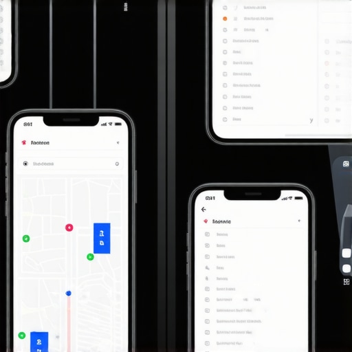 Comparison of professional real-time vehicle tracking and standard app-based navigation.