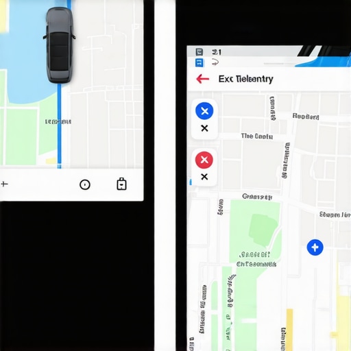 A comparison between lagging rideshare app tracking and precise professional vehicle telemetry.