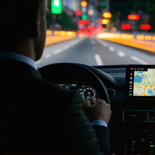 Chauffeur using advanced navigation and traffic data to ensure on-time arrival