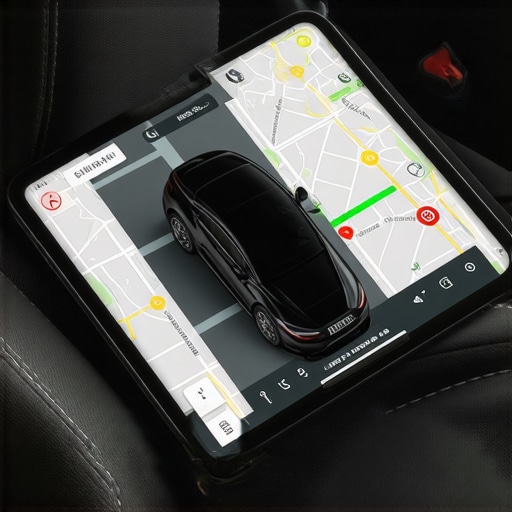 A digital dashboard showing real-time vehicle tracking and flight status for a private driver reservation.