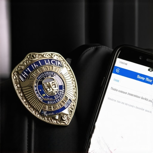 Close up of a driver's commercial permit and a mobile tracking app.
